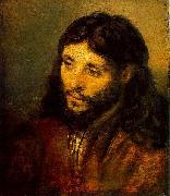 Rembrandt van rijn Young Jew as Christ Germany oil painting artist